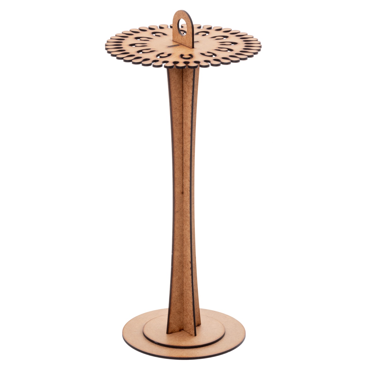 Suport dreptunghiular pentru coliere, HDF, 22×10,5×40 cm