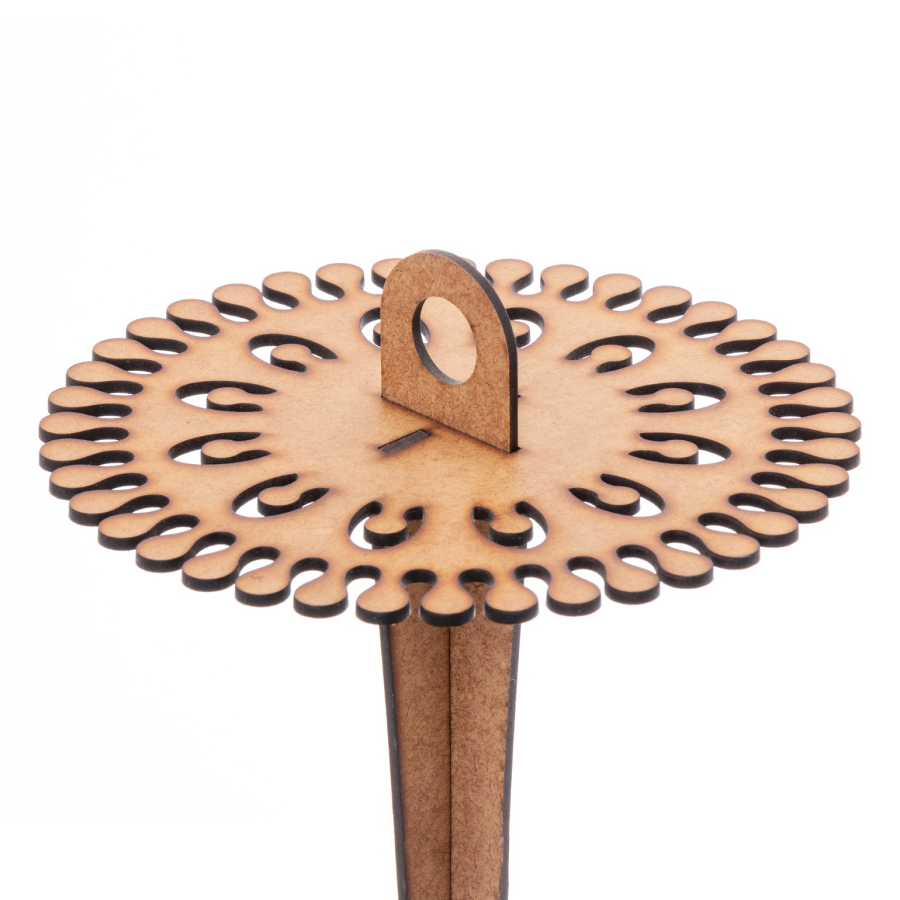 Suport dreptunghiular pentru coliere, HDF, 22×10,5×40 cm