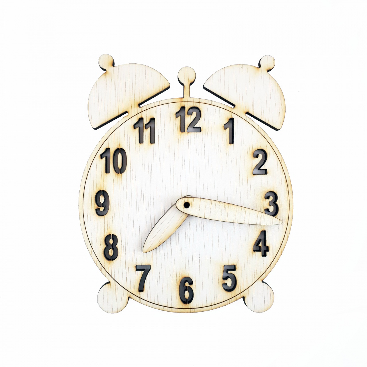 Text decupat, 3 cm, MDF alb