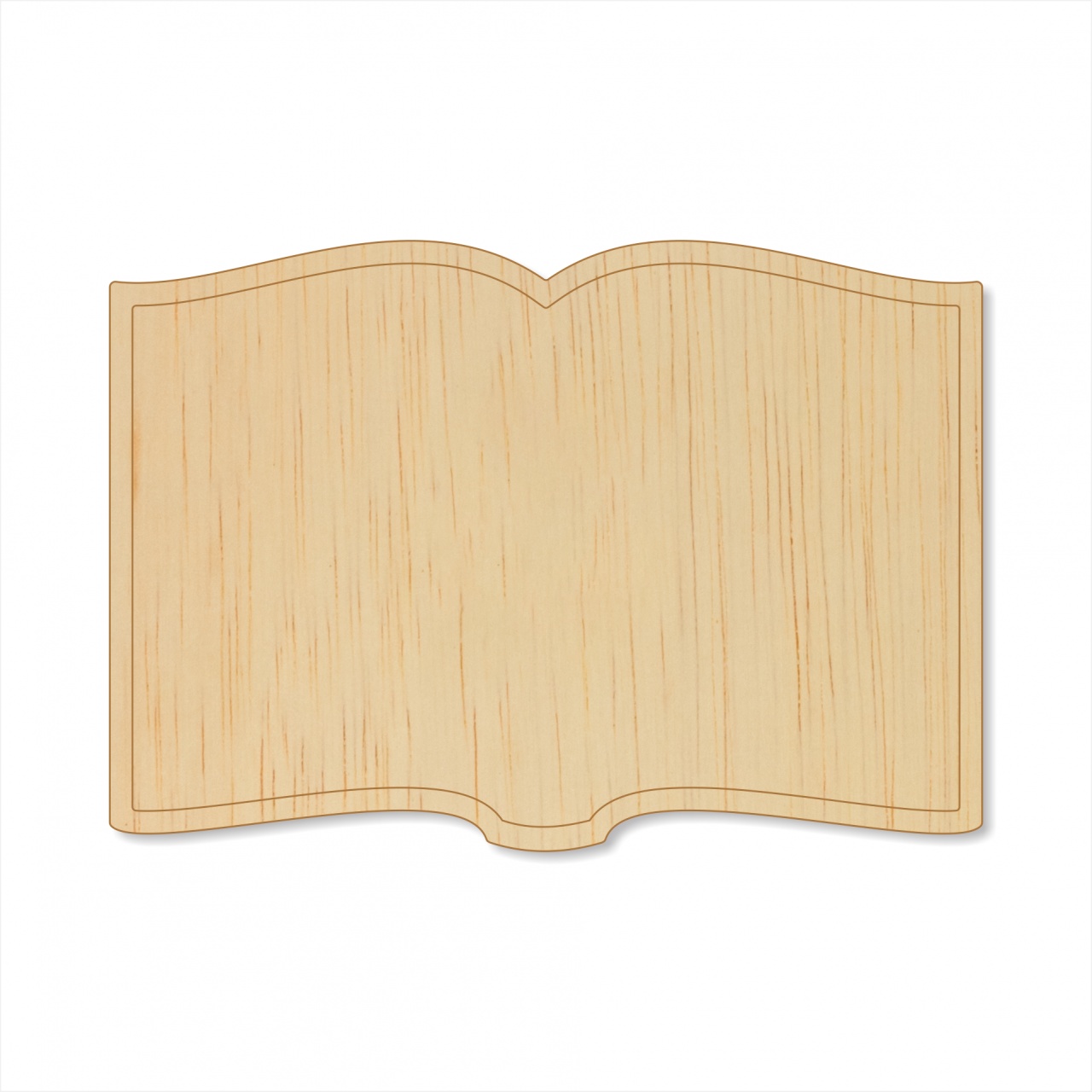 Carte deschisă 7×10 cm, placaj