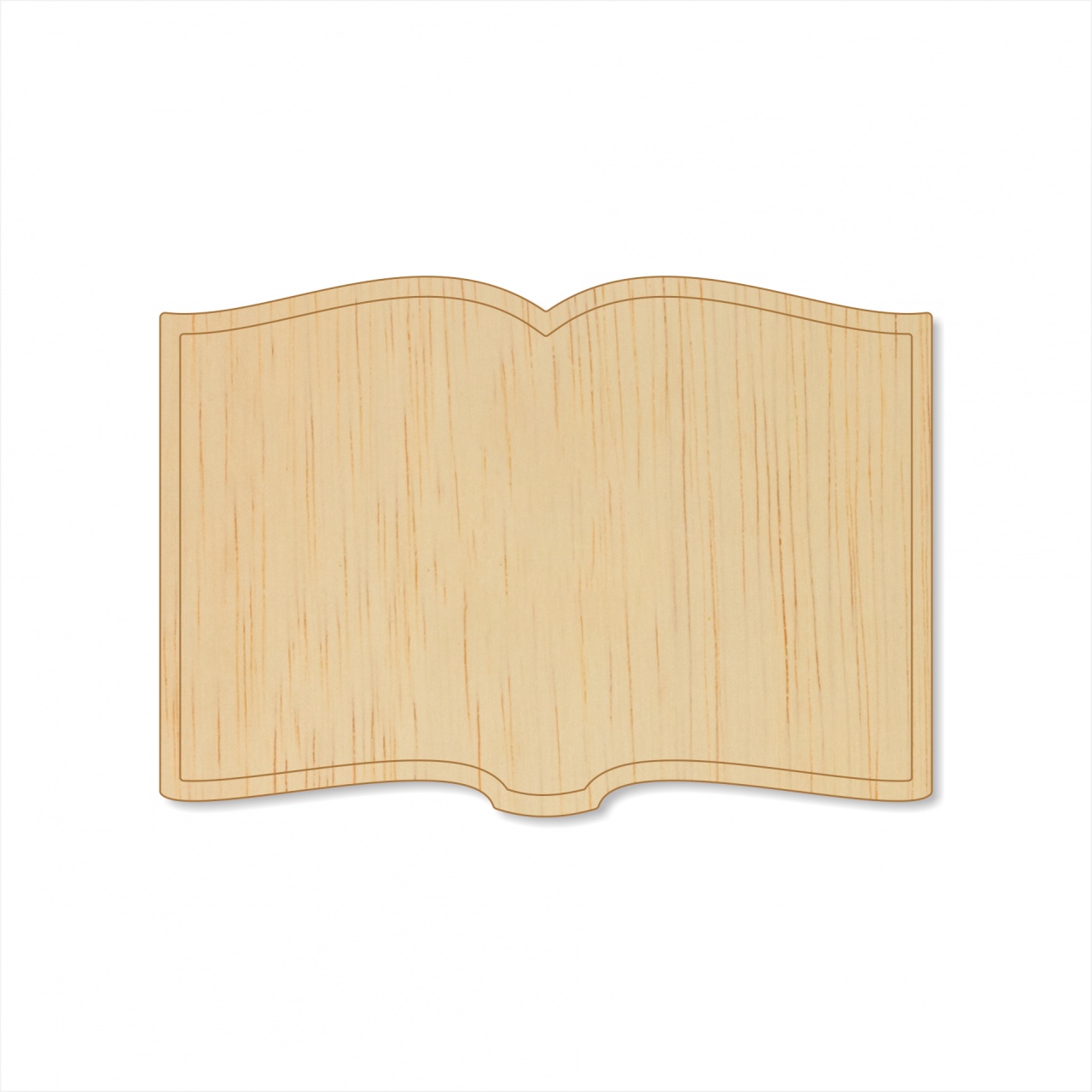 Carte deschisă 5×7 cm, placaj