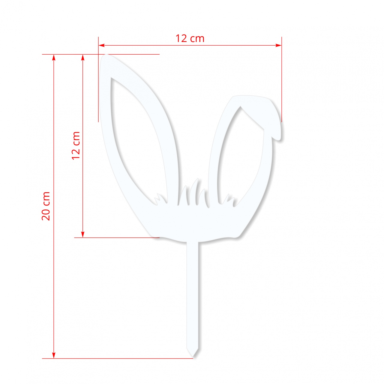 Motive florale set 6 piese, 10,5×6,5 cm, placaj