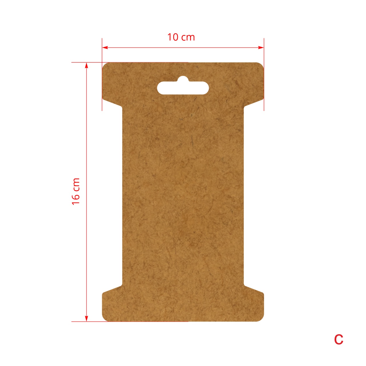 Pereche reni cu talpă pirogravat, 20 cm, placaj