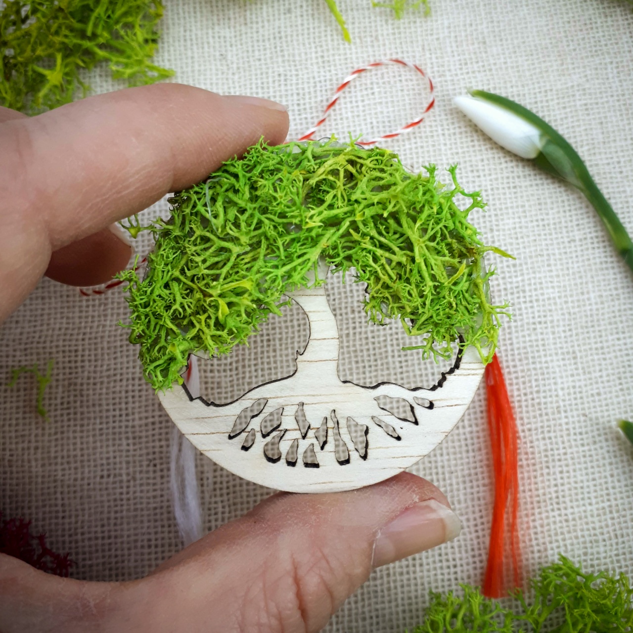 Copacul vieții, 5 cm, placaj, 50 buc.