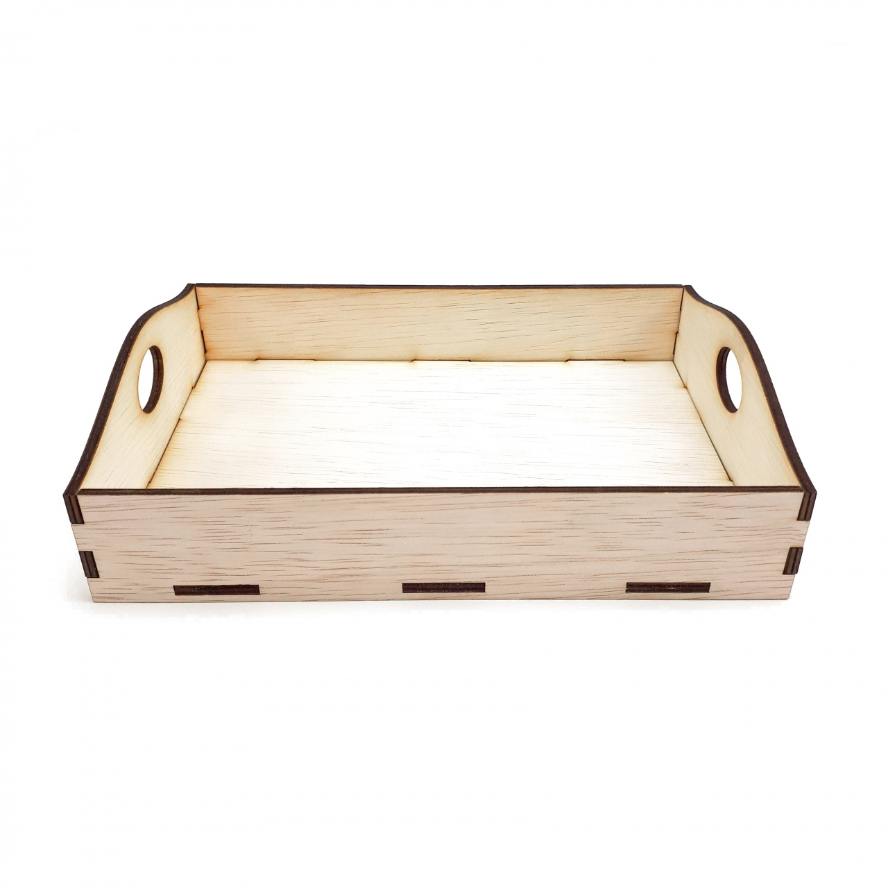 Cutie cu 6 buc coaster pătrat, 10×10×3.5 cm, placaj