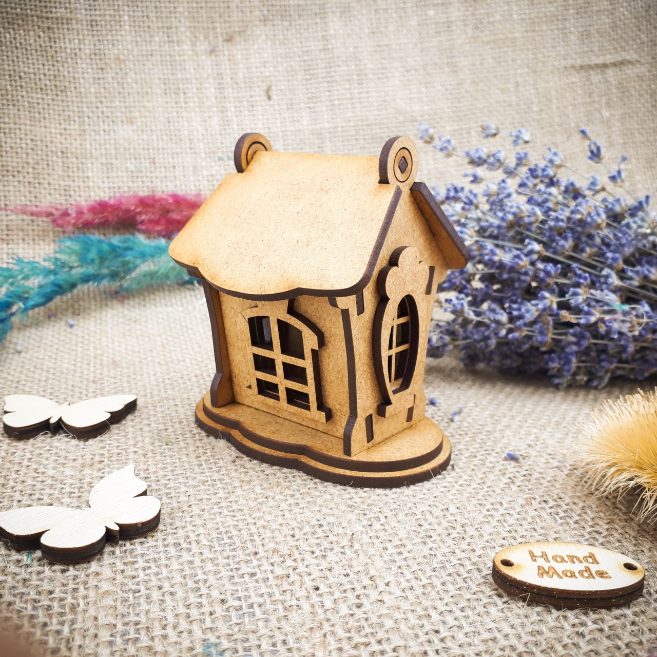 Decor Sweet Home, 25×11 cm, placaj lemn