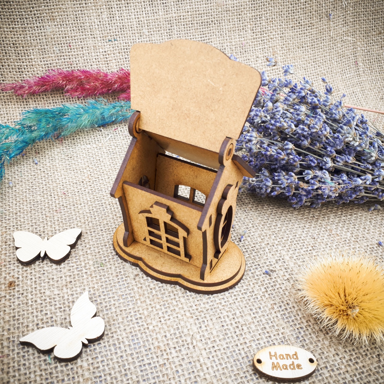 Decor Sweet Home, 25×11 cm, placaj lemn