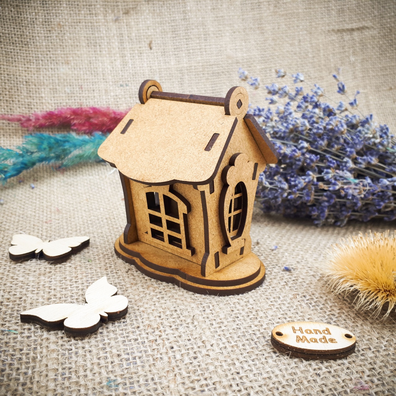 Decor Sweet Home, 25×11 cm, placaj lemn