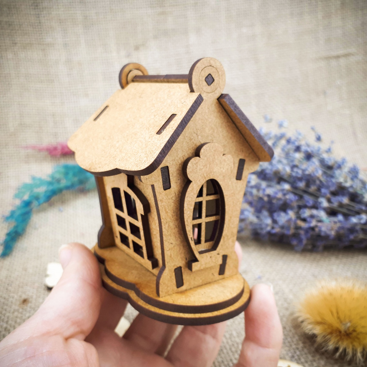 Decor Sweet Home, 25×11 cm, placaj lemn