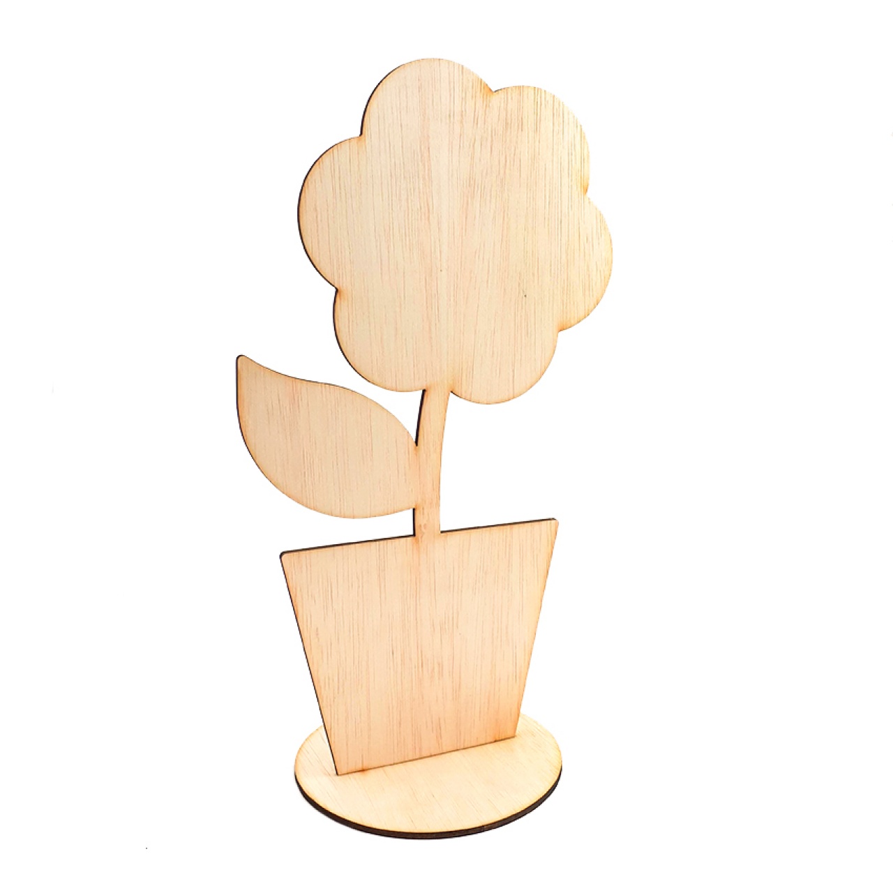 Floare 6 petale, placaj, 32×35 cm
