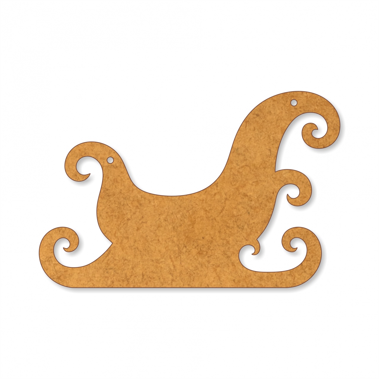 Glob decorativ, 11×5,5 cm, placaj