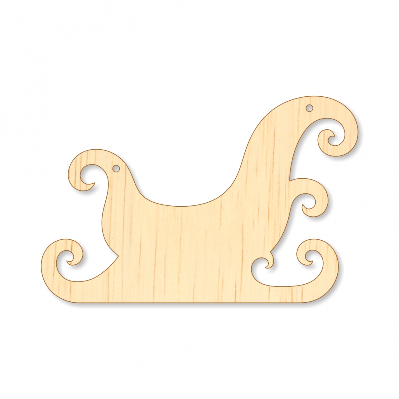 Glob decorativ, 11×5,5 cm, placaj