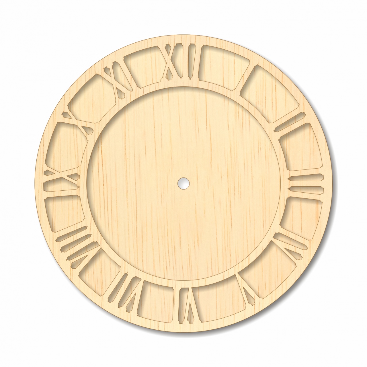 Cadran ceas rotund, Ø40 cm, placaj lemn
