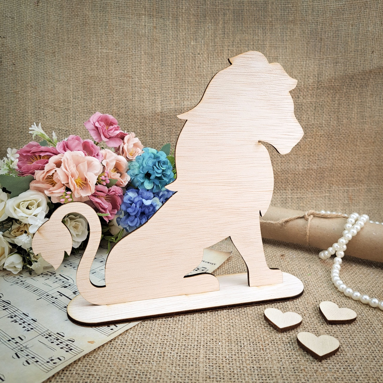 Cameleon, 10×6,7 cm, placaj lemn