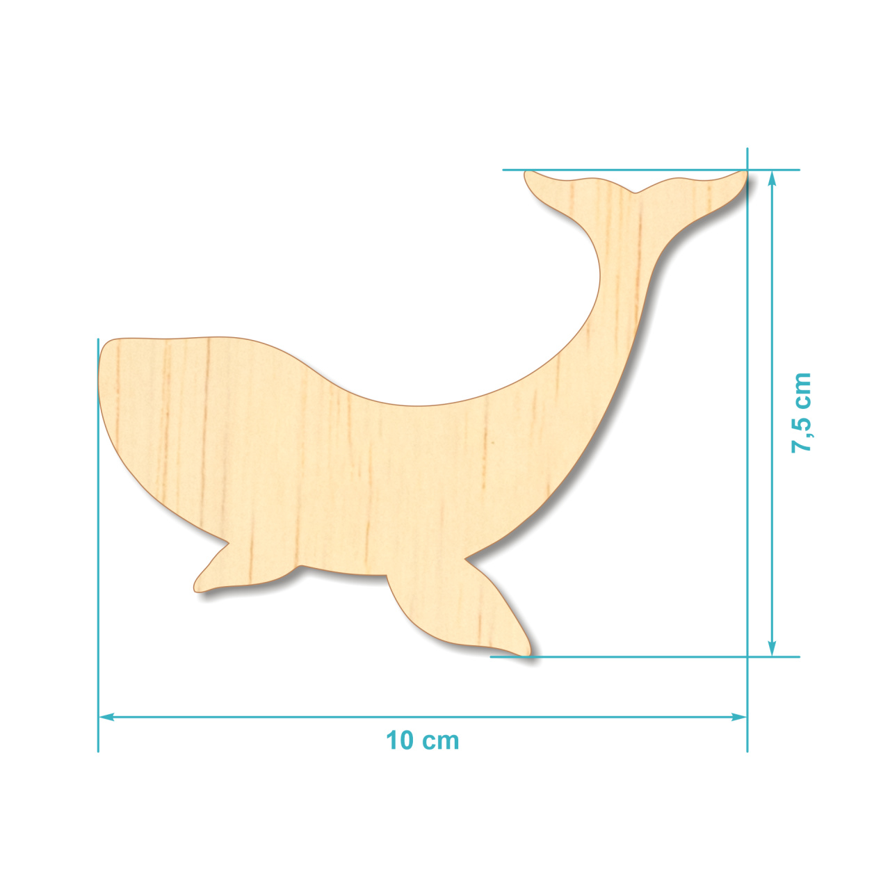 Libelulă pentru pictat, 12×8,5 cm, placaj lemn