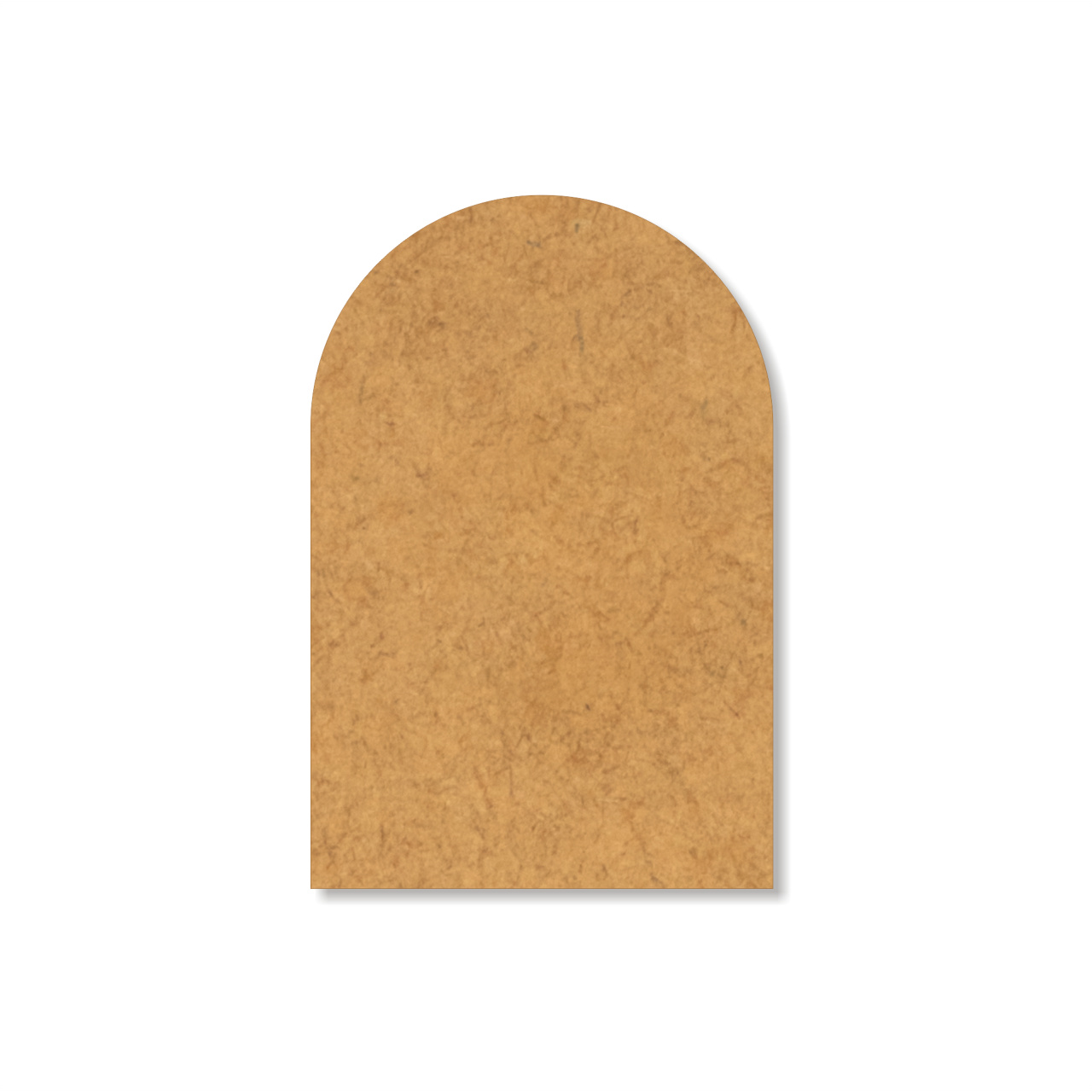 Bază rotunjită pentru icoane, 14×21 cm, MDF brut 10 mm