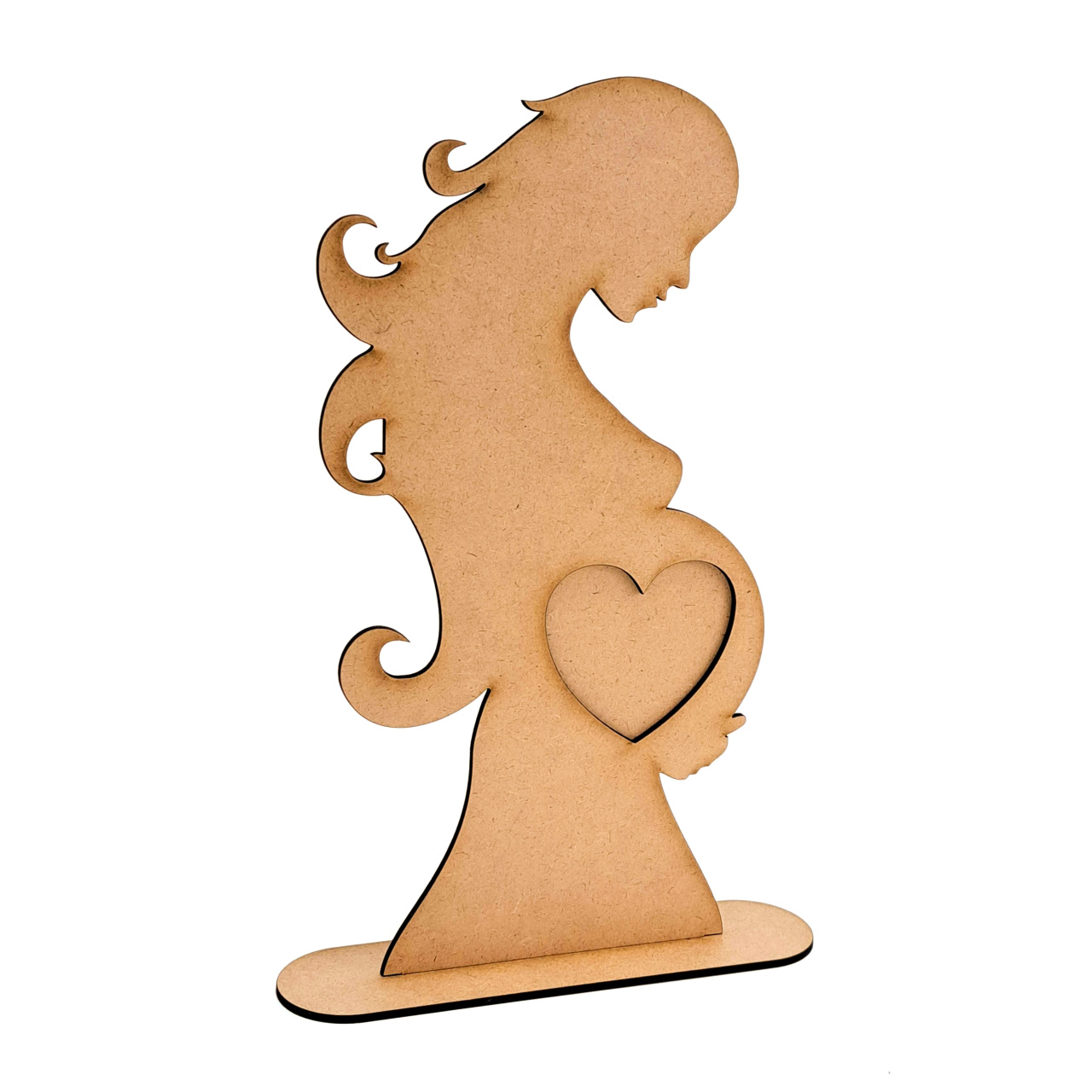 Dreptunghi, 2,5×4 cm, placaj lemn natur