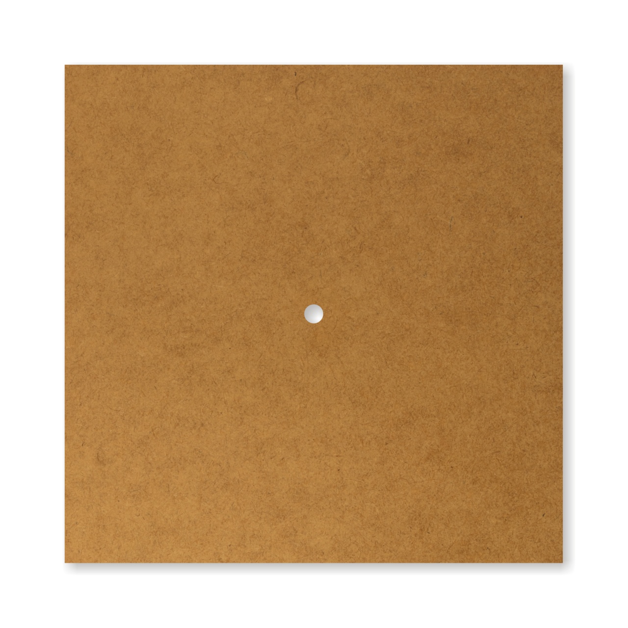 Colier pătrat din lemn brodat, 4×4 cm