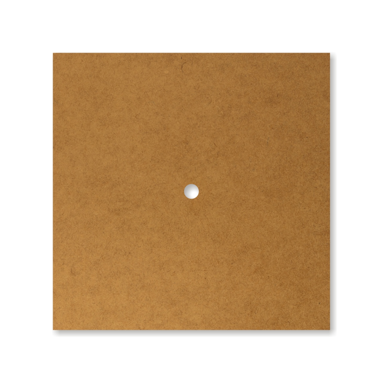Colier pătrat din lemn brodat, 4×4 cm