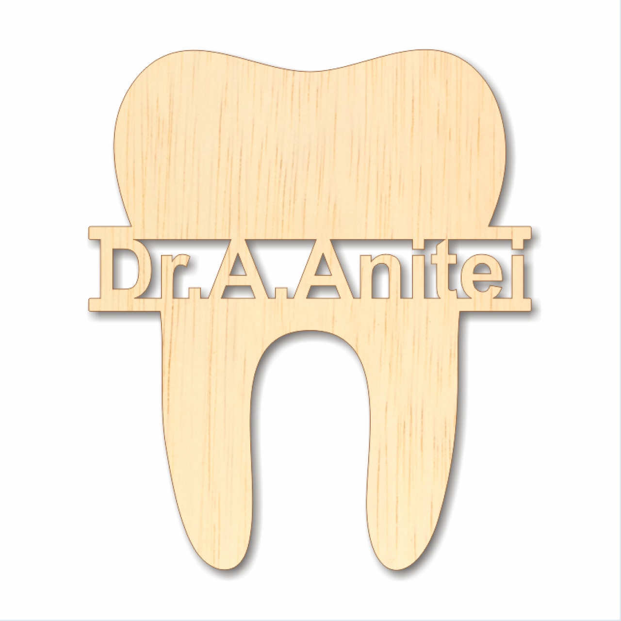 Unicat - Inimă din placaj lemn natur 4 mm cu gravură, 4,2×4 cm