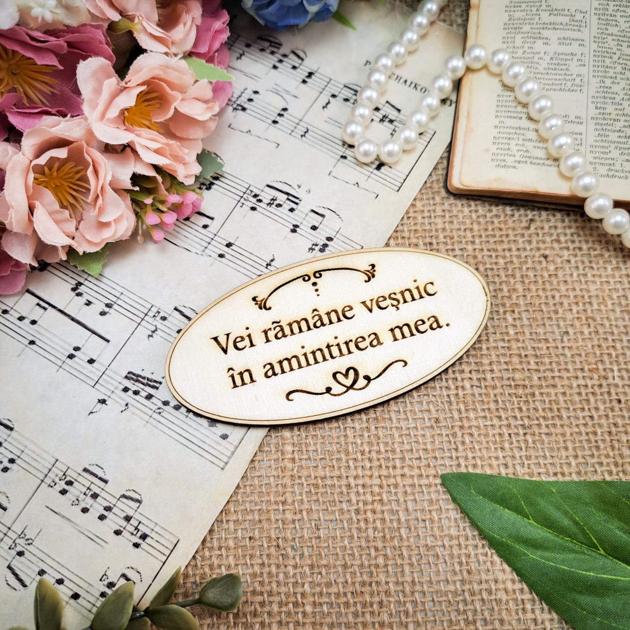 Articol unicat - My destiny is you, 135x47,5 cm, decupat din placaj lemn natur 4 mm grosime