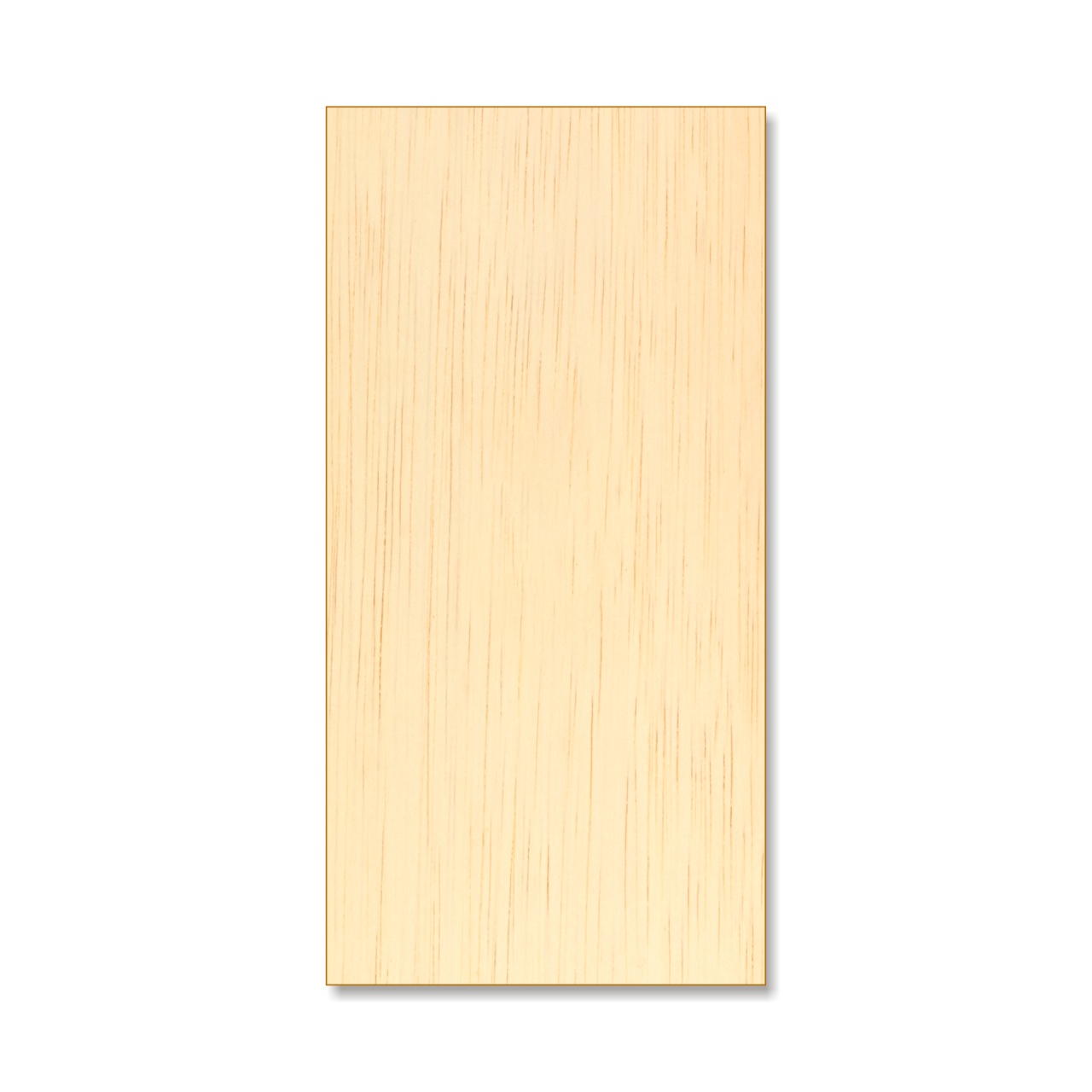 Dreptunghi colțuri drepte, 9×13 cm, placaj lemn HDF alb