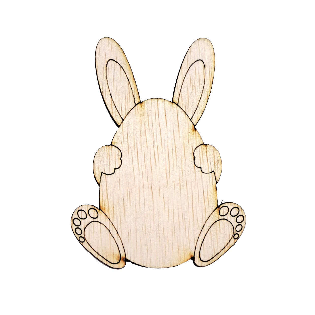 Dreptunghi colțuri drepte, 7×5 cm, placaj lemn HDF alb