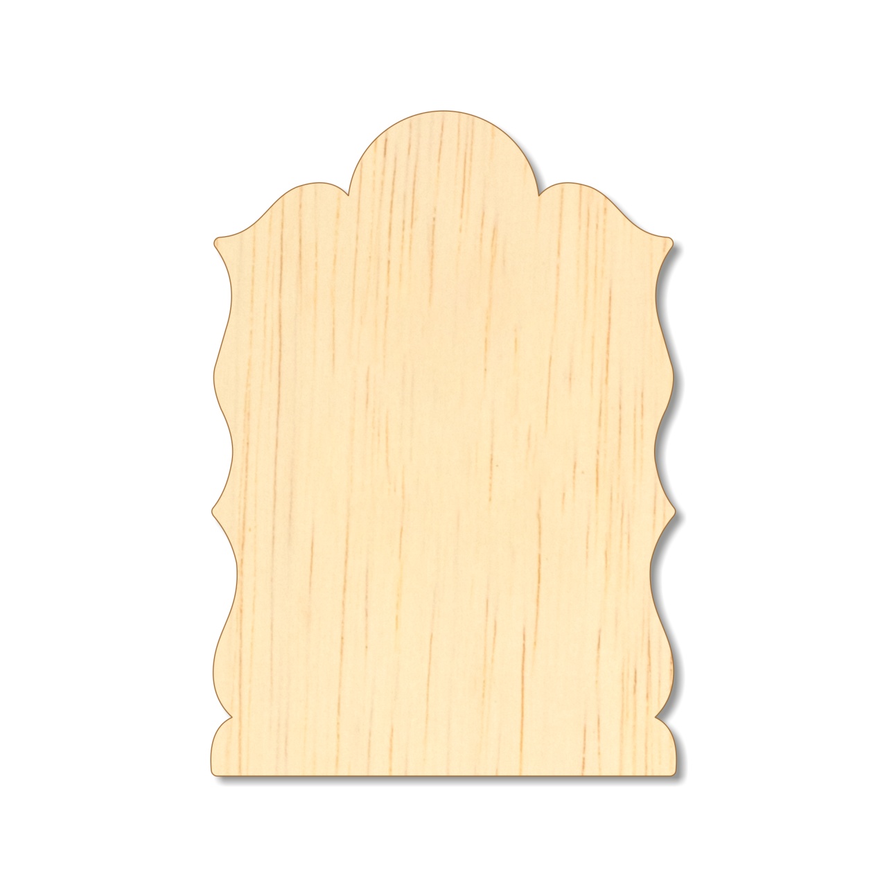 Semn de carte cu margine dreaptă pentru broderie, 6×15 cm, placaj