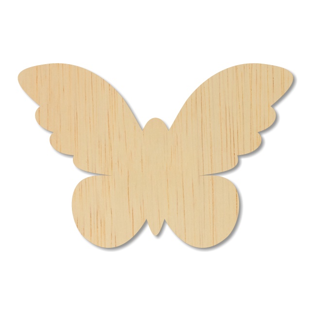 Fluture, placaj,  3×2 cm :: 3 cm