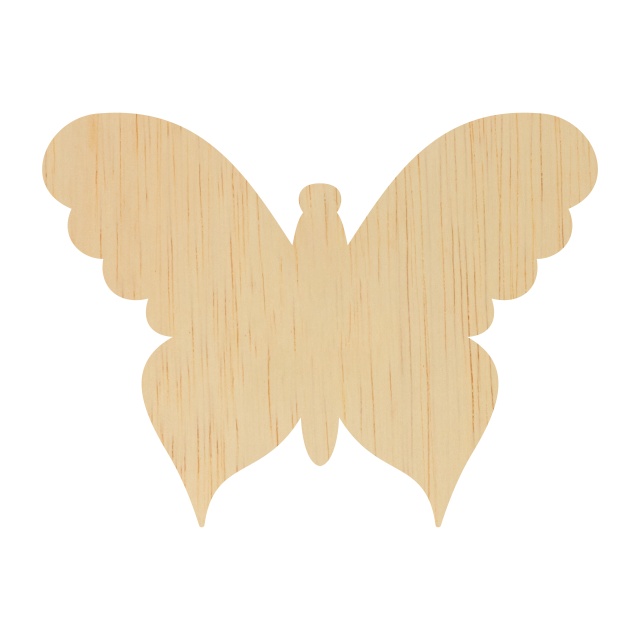 Fluture, placaj,  7×5,2 cm :: 7 cm