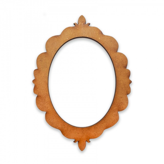 Ramă decorativă decupată, lemn HDF, 11 × 15 cm