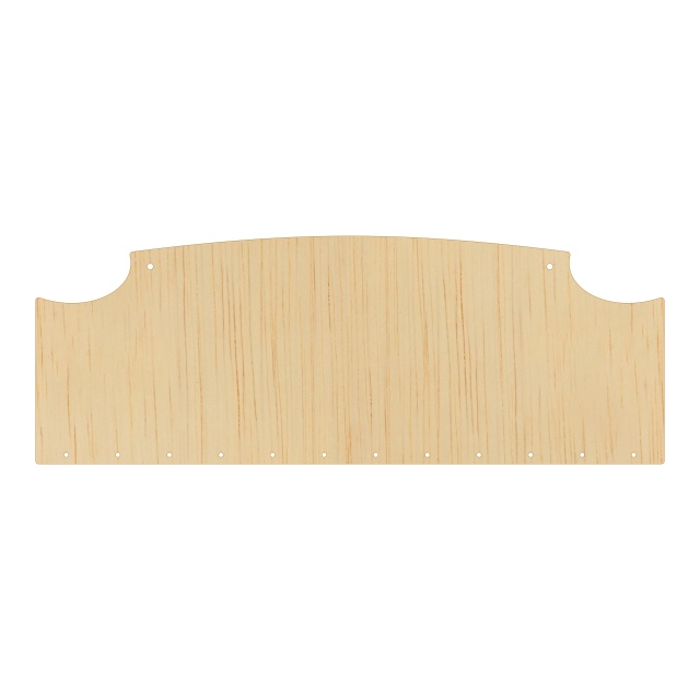 Bază calendar Clasic, 40 x 14,5 cm, placaj lemn natur