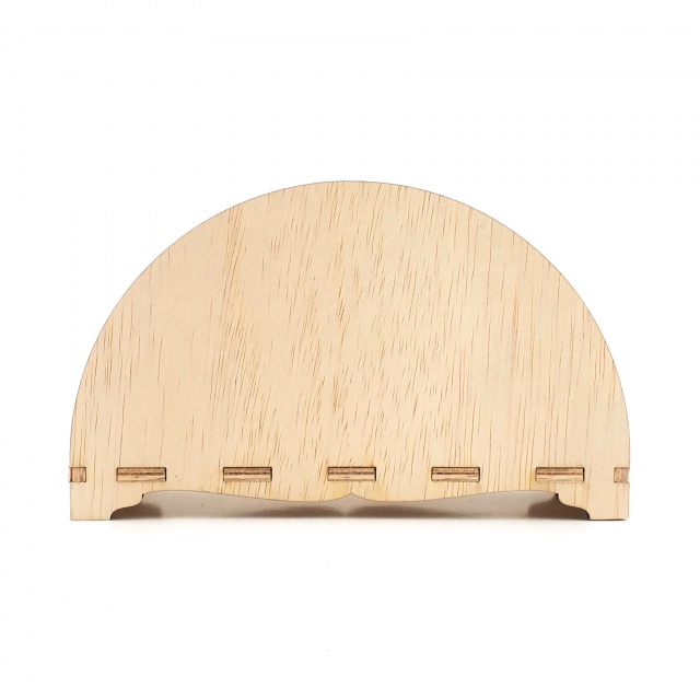 Suport șervețele rustic asamblat, 14×8,5×4,3 cm, placaj :: Asamblat