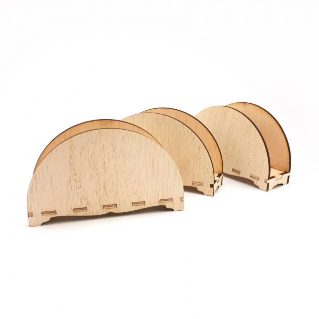 Suport șervețele rustic neasamblat, placaj