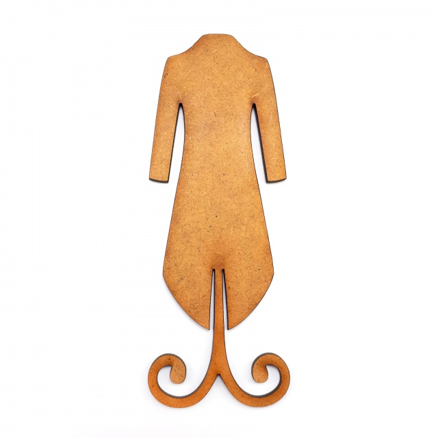 Siluetă frac, 6×16 cm, HDF