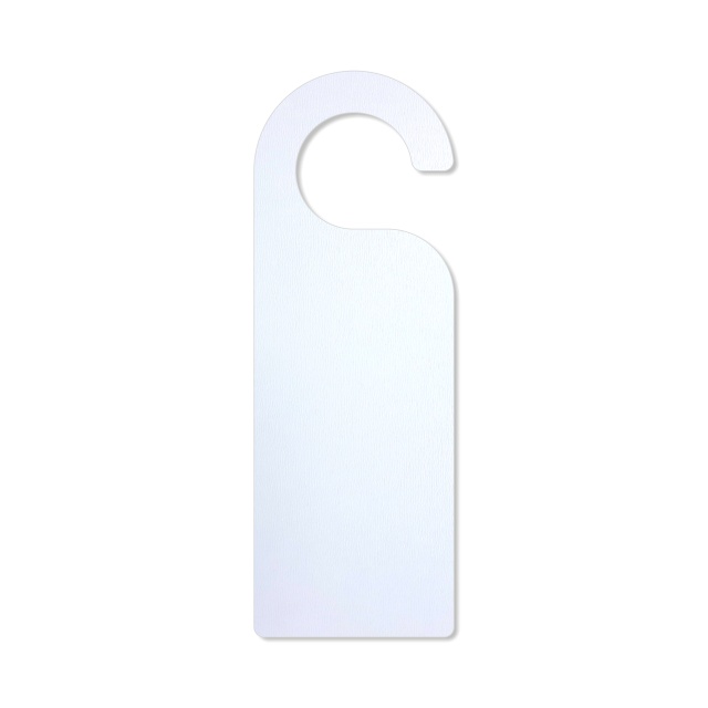 Door tag, 6x17 cm, HDF alb