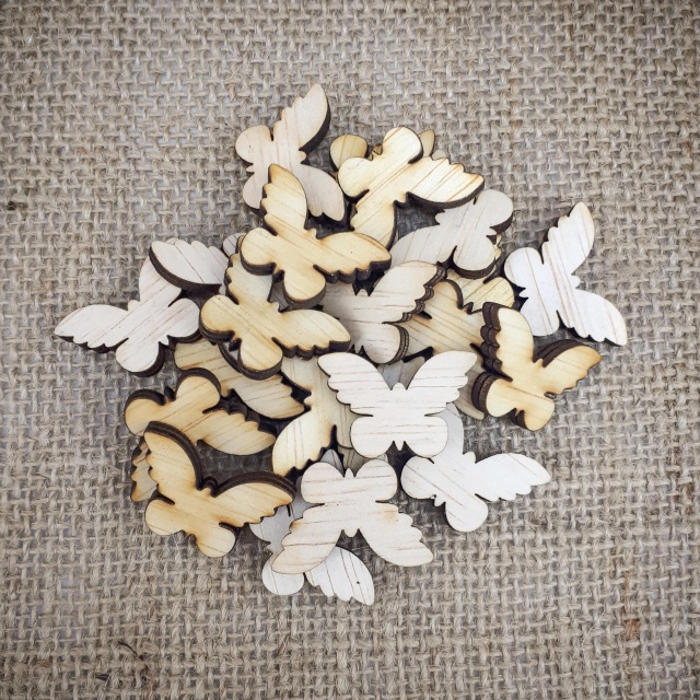 Fluture, placaj,  3×2 cm :: 3 cm