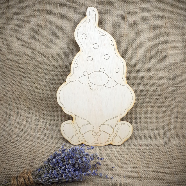 Spiriduș, 20.5×35 cm, placaj lemn :: 35 cm