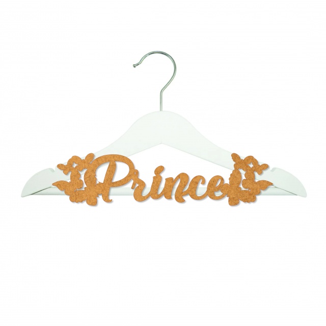 Text Prince pentru umerașe, 25×6 cm, HDF