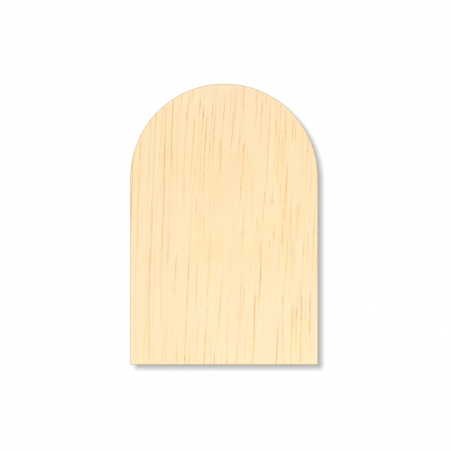 Bază rotunjită pentru icoane, 10×15 cm, placaj :: 10×15 cm