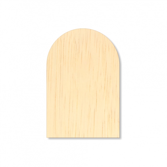 Bază rotunjită pentru icoane, 12×18 cm placaj :: 12×18 cm