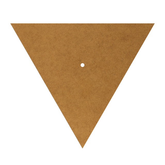 Triunghi cadran ceas, HDF, 30×26 cm