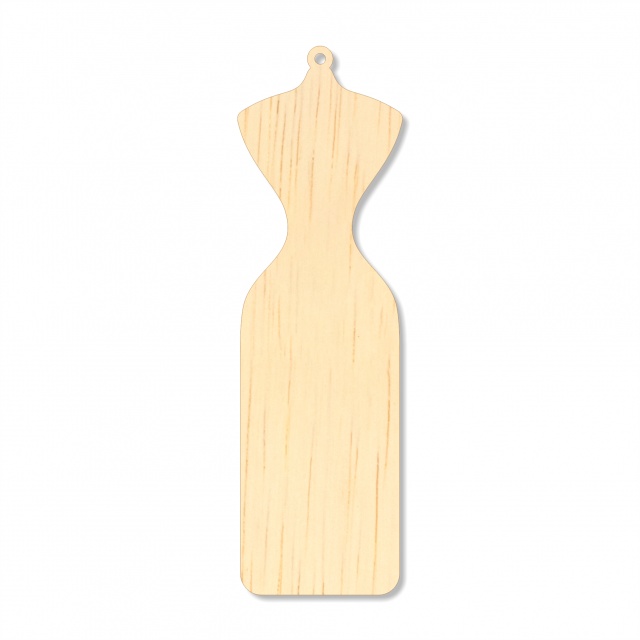 Semn de carte manechin, 4,5 x 15 cm, placaj