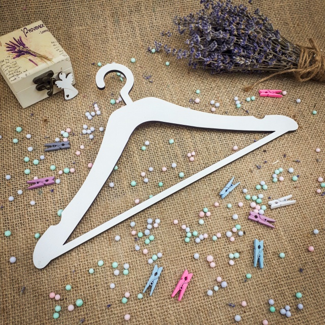 Umeraș copii, 30×16,5 cm, decupat din placaj lemn HDF alb 4 mm