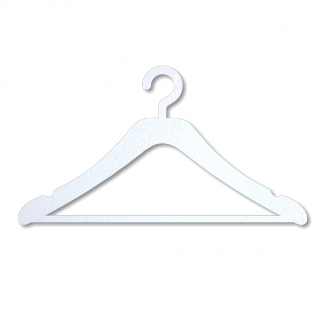 Umeraș copii, 30×16,5 cm, decupat din placaj lemn HDF alb 4 mm