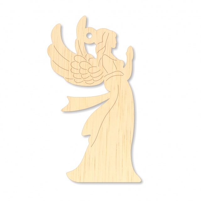 Înger Auria, 5 cm, placaj