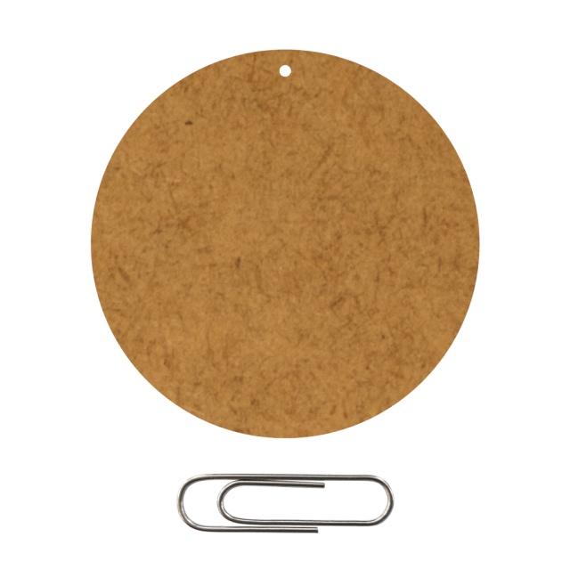 Bază rotundă pentru cercei, Ø5 cm, HDF/MDF :: Ø5 cm