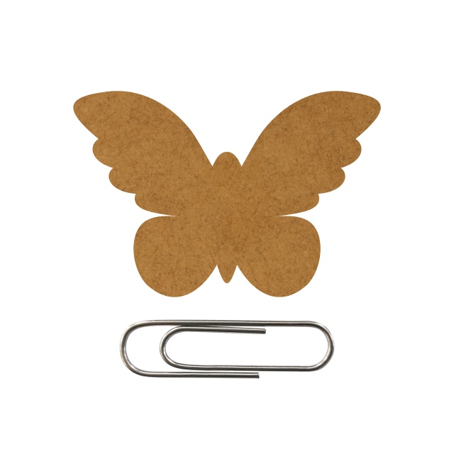 Fluture, 4x2,6 cm, HDF :: 4 cm