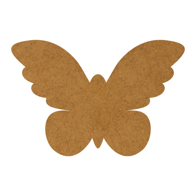 Fluture, 7x4,6 cm, HDF :: 7 cm