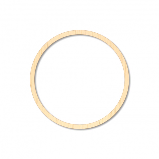 Inel - Ø23x1 cm, placaj lemn :: Ø23 cm